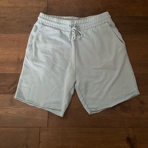 Teal colored Sweat Shorts